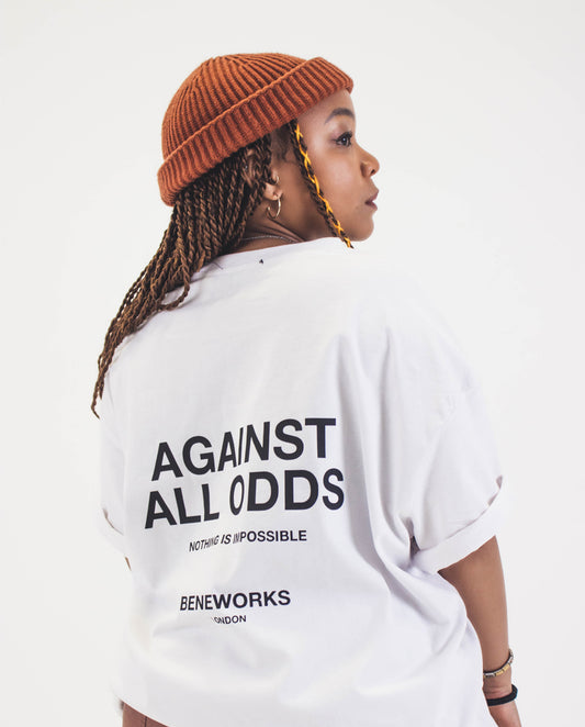 'Against all Odds' Premium Women Oversized T-Shirt