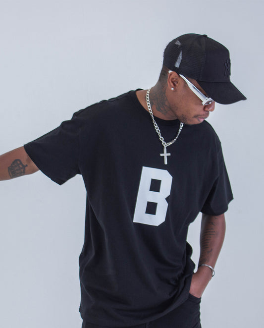 Beneworks B Premium Black Oversized T-Shirt