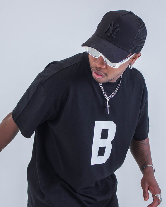 Beneworks B Premium White Oversized T-Shirt