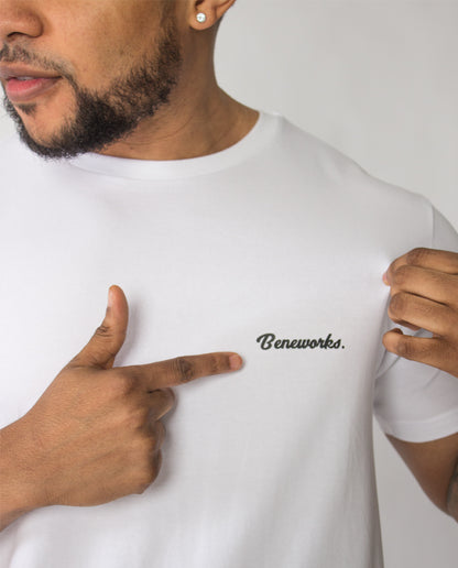 Beneworks Logo White T-Shirt