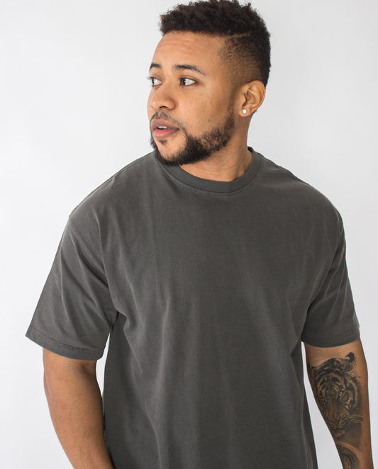 Dark Grey Oversized Vintage T-Shirt
