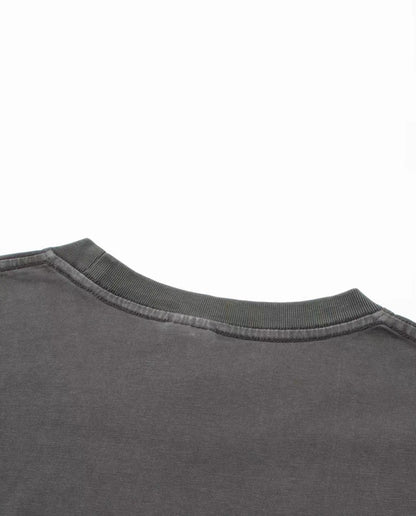 Dark Grey Oversized Vintage T-Shirt