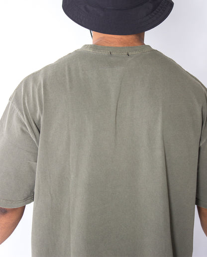 Greyish Green Oversized Vintage T-shirt